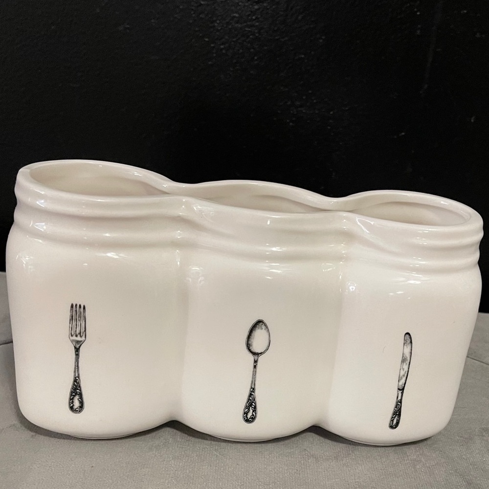Glass Utensils 🍴 Holder #NWOT
